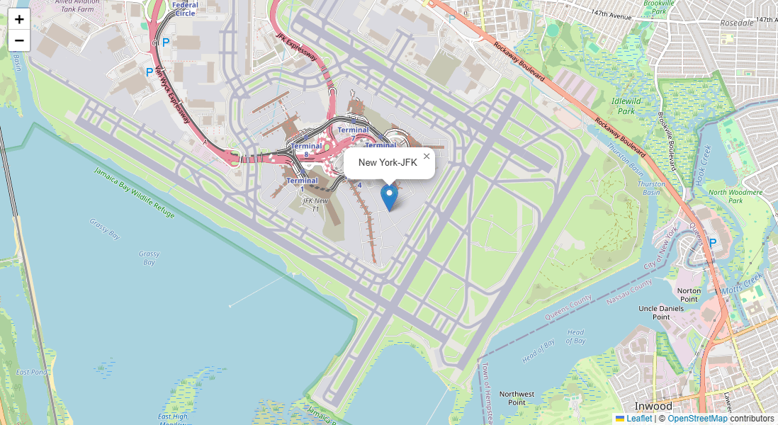 Airport Map Placeholder