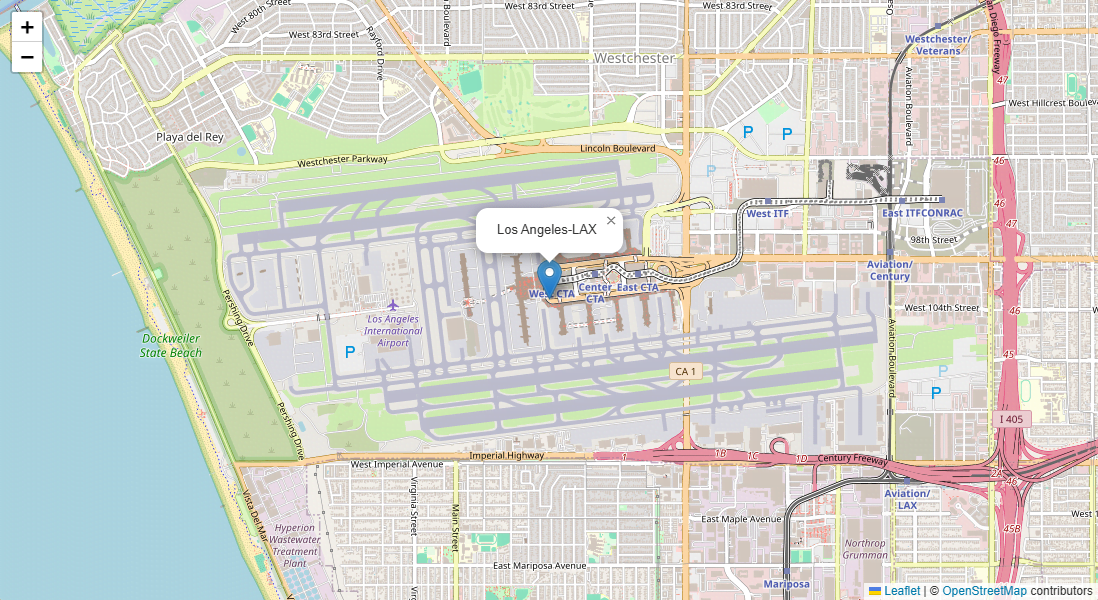 Airport Map Placeholder