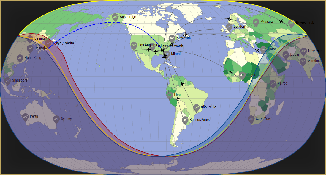 Interactive SVG map showing the flight range of a Falcon 7X from Hartsfield Jackson Atlanta International Airport (ATL) with real wind data.